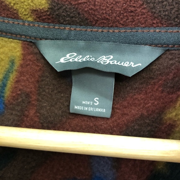 Eddie Bauer Mens multi colour Schute Snap Mock - Picture 3 of 5